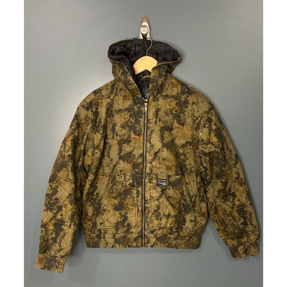 NEW with tags Wild Fable Women's XS Hooded Camo Jacket With Zip Closure & Ribbed
